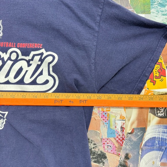 Y2K 2003 NFL Super Bowl XXXVIII Patriots T Shirt Mens Large Delta Pro Weight - Picture 5 of 6